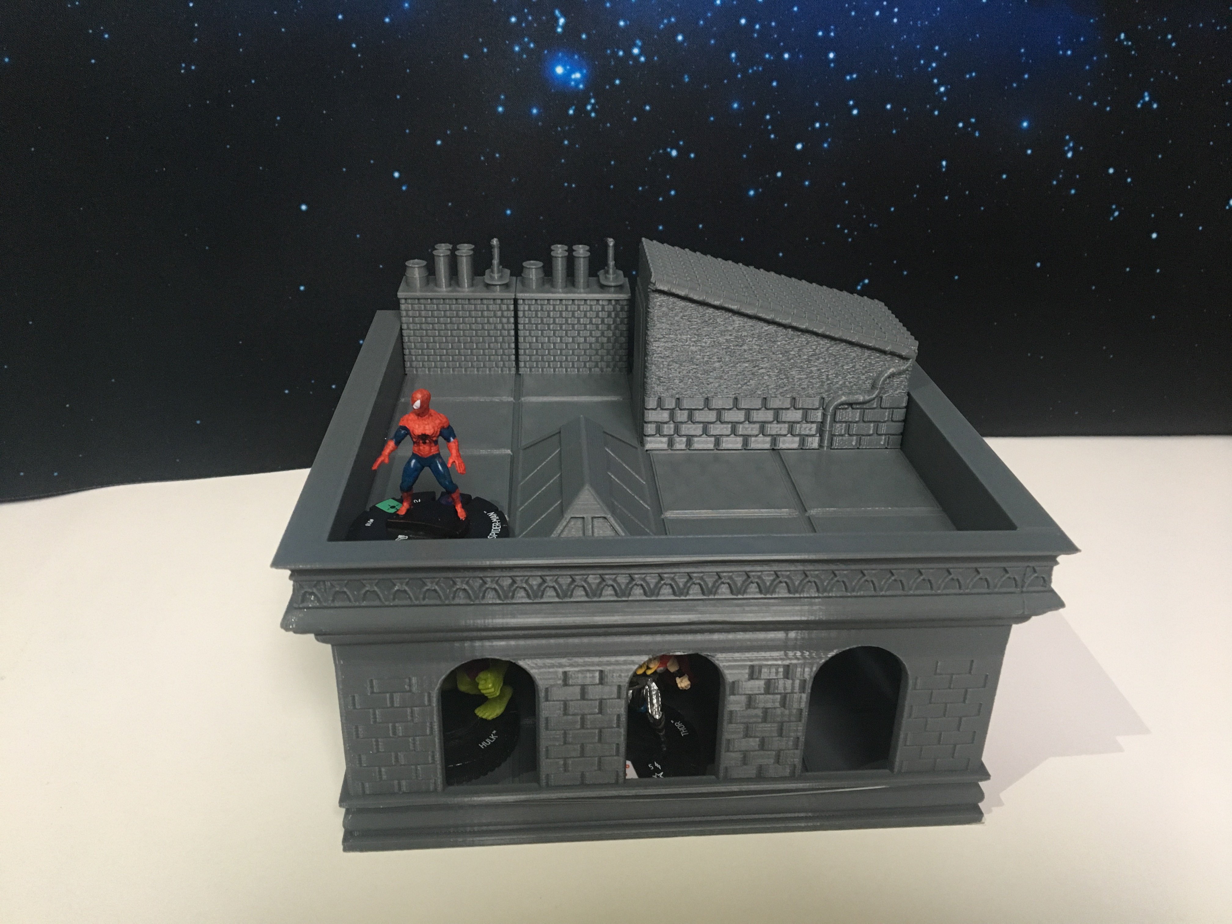 Heroclix roof map 3D