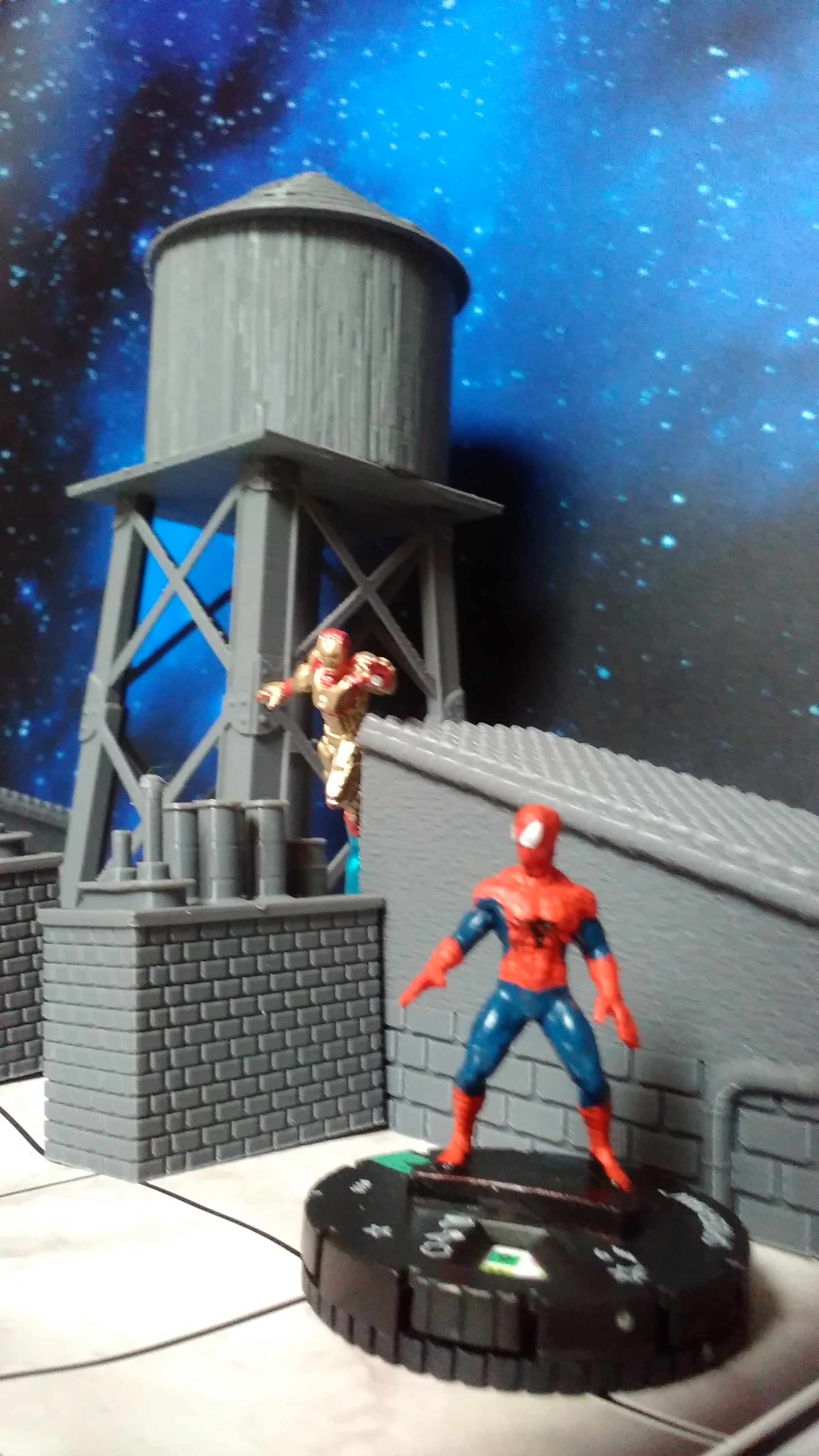 3D printed roof parts for Heroclix